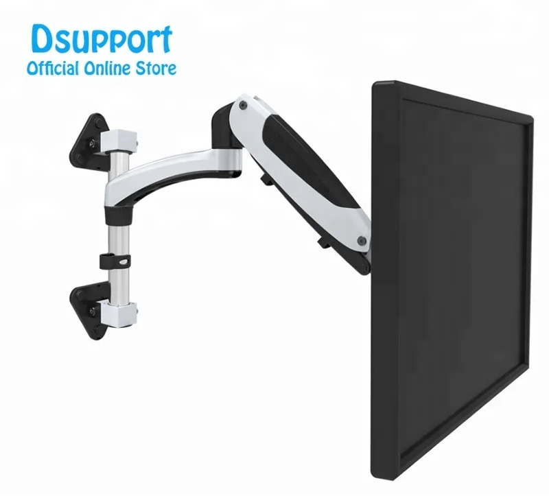 

35"-55" Heavy Duty Gas Spring Full Motion Flexible LCD LED Monitor TV Wall Mount Bracket Arm Loading 9-16kgs