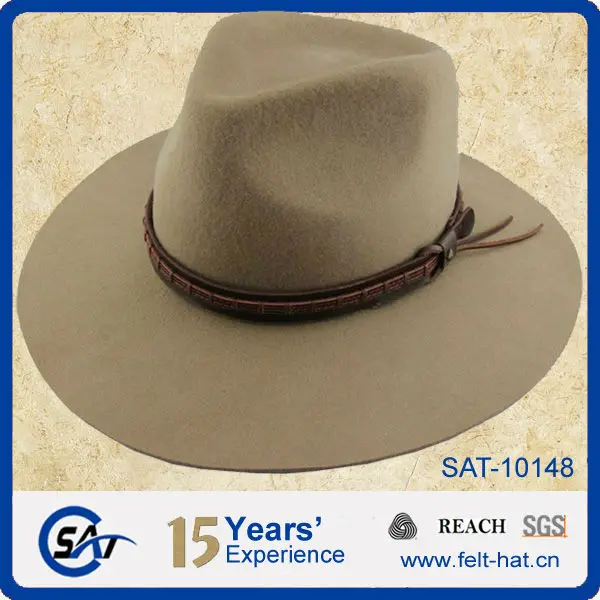 felt cowboy hats with trim