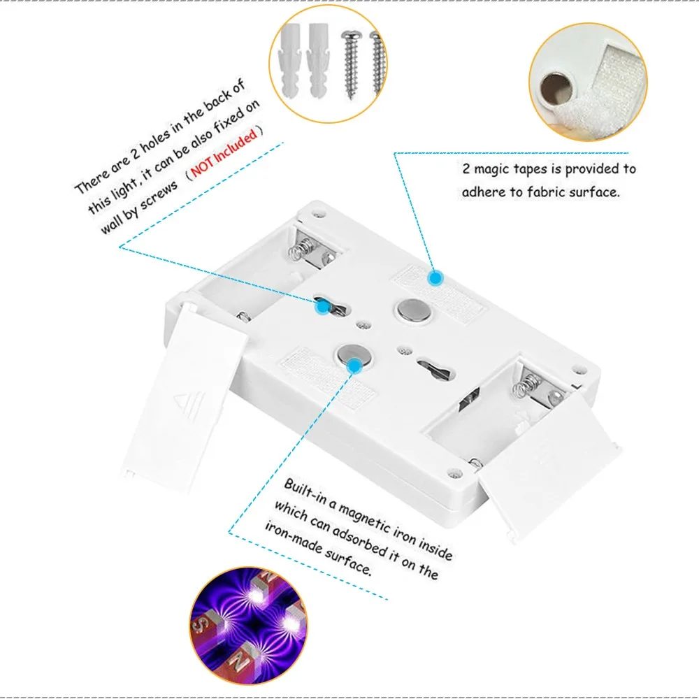 TS wireless cob led battery operated switch night light prefer for closet supplier