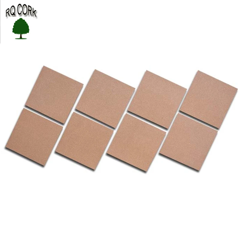 
RQ CORK Self-adhesion Cork Sheet Picture Wall Natural Color Messge Board with Self-adhesion 