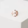 Personalized Memorial Jewelry Rose Gold Handwriting Monogrammed Ring