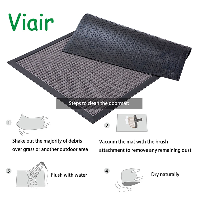 Custom Design Anti Slip Rubber Door Floor Foot Rubber Door Mat,Entrance