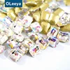 Wholesale 15 shapes high shiny pointback crystal ab k9 glass nail art rhinestones