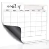 Custom printed daily laminated writing pad magnetic board calendar