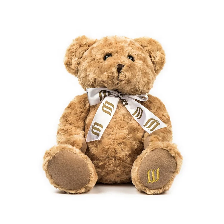 
Soft light brown stuffed teddy bear plush toy 