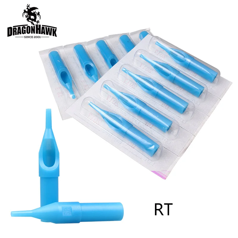 

500units Blue Color Mixed Size Disposable Tattoo Tips, White or blue