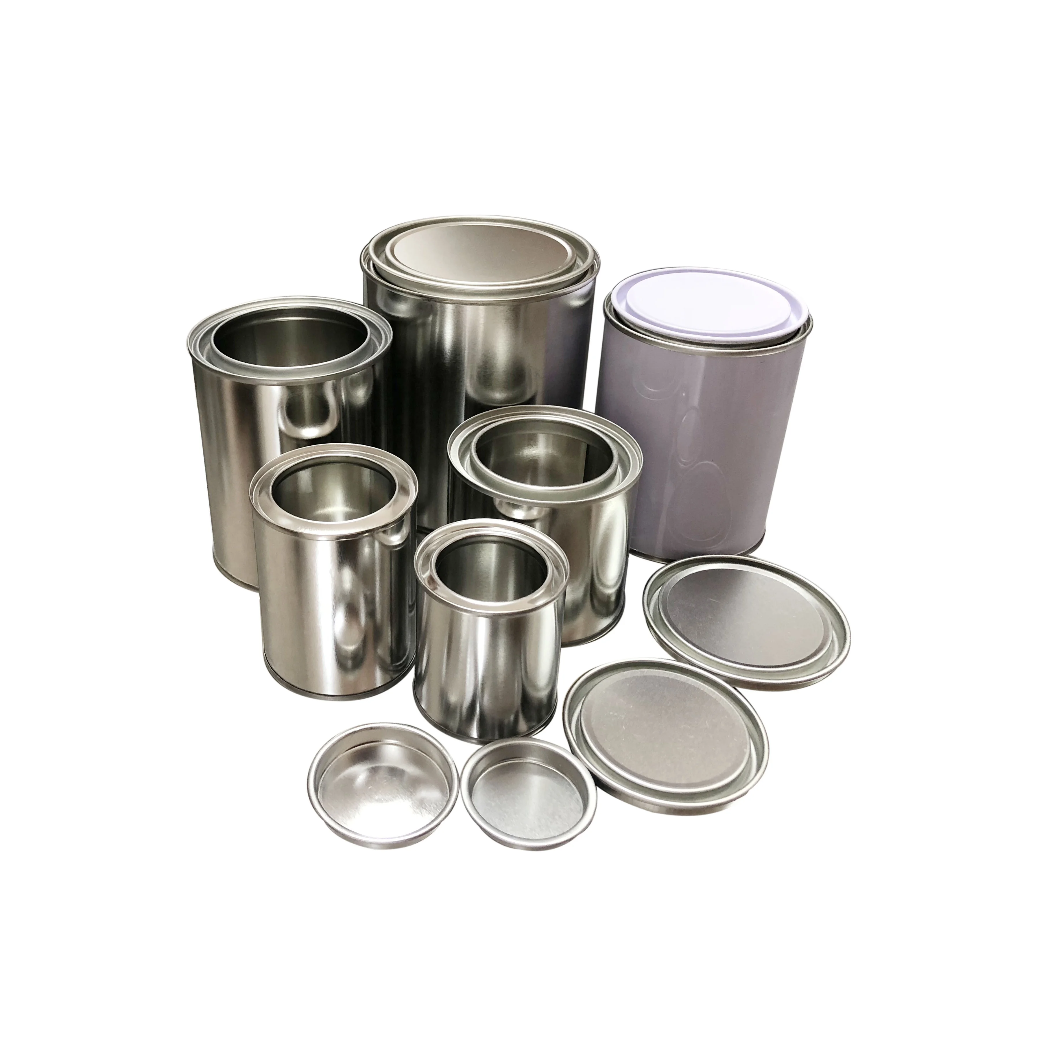 
metal round paint can with lever lid tin can manufacturer wholesale 