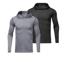 

2019 newest fashion training running quick-dry loose elastic men's hoodies