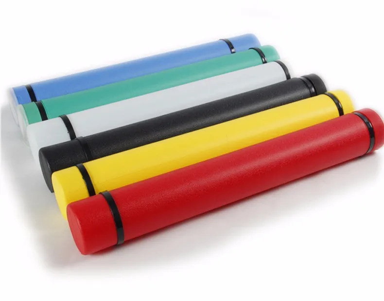 6colors Square Drawing Tube Adjustable Portable Drawing Large Capacity