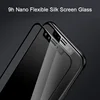 High quality slim fiber soft full cover tempered glass screen protector for iPhone 10 X protective film