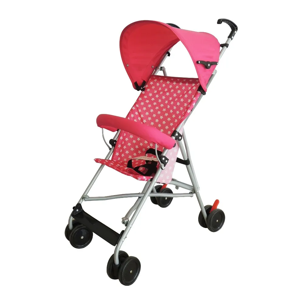 Multiposition Recline Stroller Canopy Lightweight Infant Stroller With
