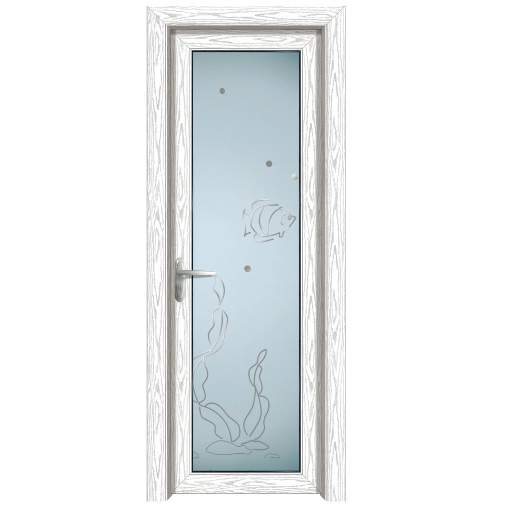 Входная стеклянная офисная Коммерческая дверь ванной комнаты