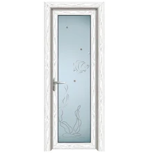 Входная стеклянная офисная Коммерческая дверь ванной комнаты