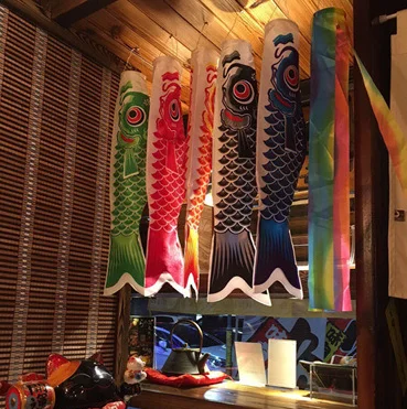 maliang 工厂价格热卖 koinobori 日本鱼旗鲤鱼流光风旗横幅装饰