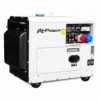 AC single phase 220 volt portable silent diesel generator