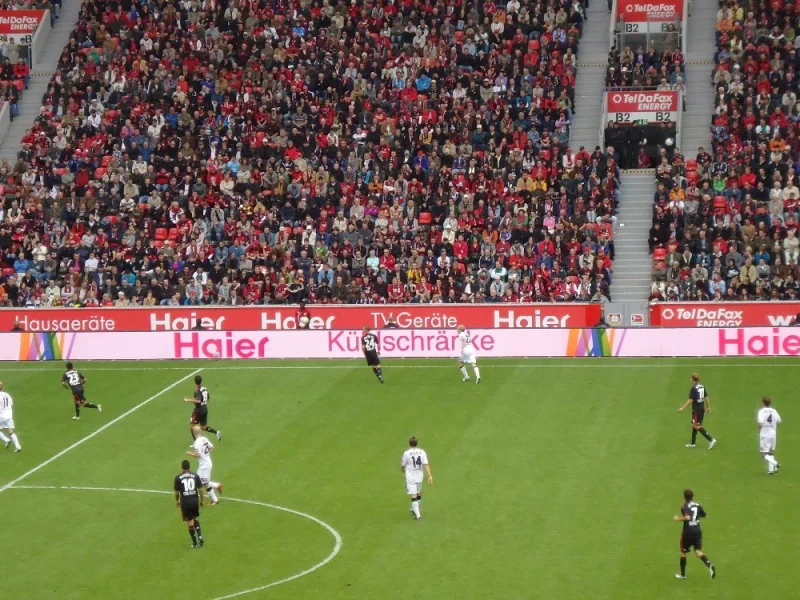 El marcador digital de Live Broadcast Sport del estadio grande P10 llevó la pantalla de visualización