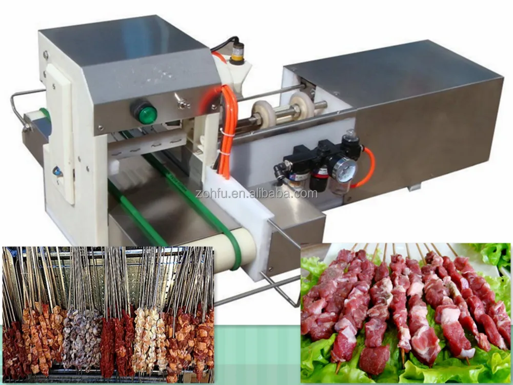High Quality Shish Kabob Souvlaki Chicken Bbq Automatic Manual Satay Meat Kebab Skewer Grill