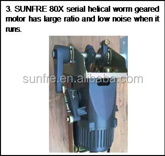 80x Series Barrier gate Motor