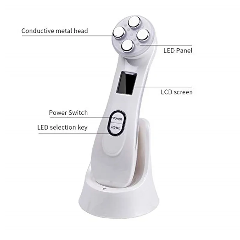 Facial Beauty Instrument Whitening Firming Face Ems Massager Skin Care ...