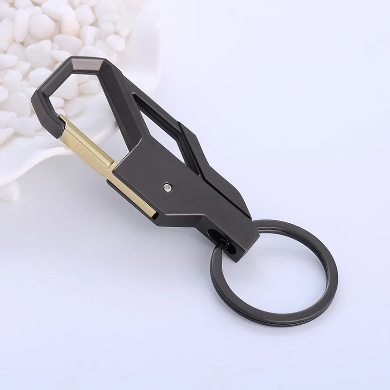 

Design Cool Personalised Luxury Manual metal inlay Keychain Car Key Chain Key Ring Birthday Gift For Man Women
