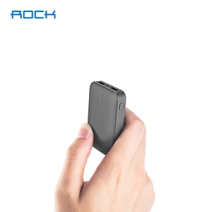 ROCK P51 10000mah Mini Powerbank 10000 mah Power Battery Bank Credit Card Size Portable Charger Mobile Phone for Samsung iPhone