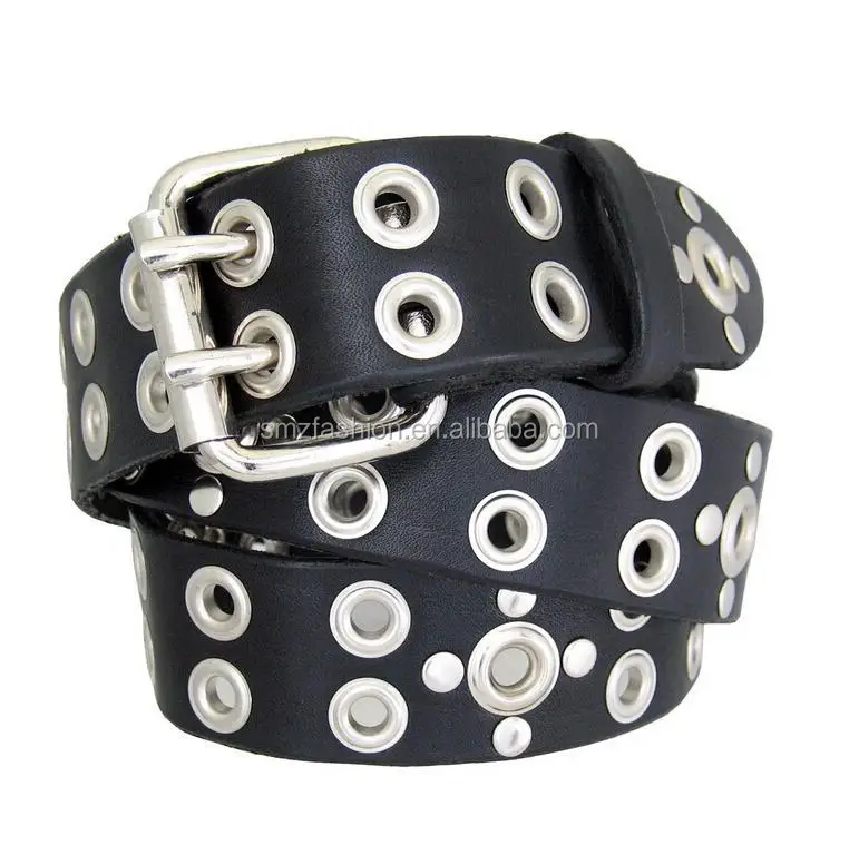 mens eyelet belt