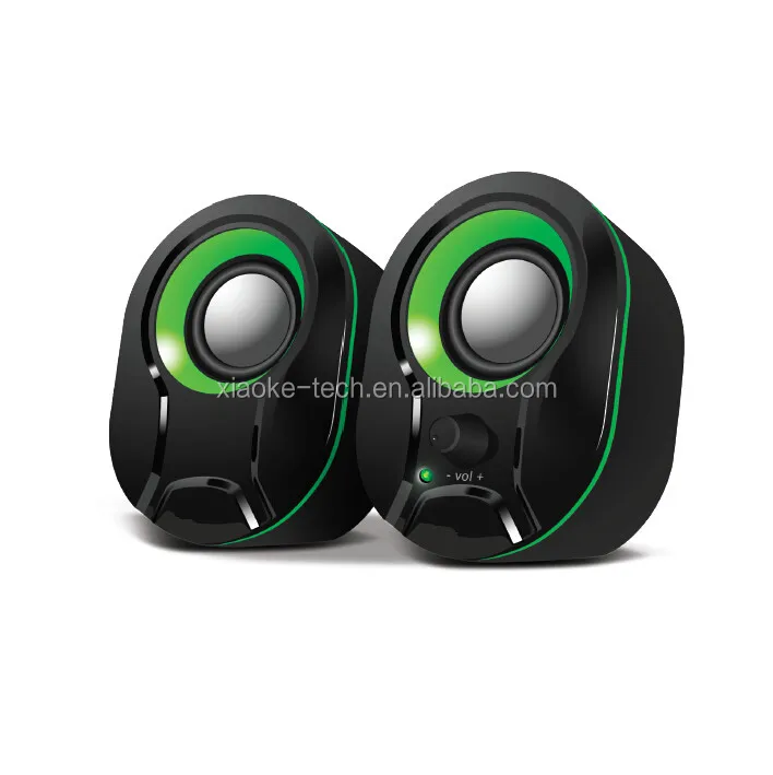 2019 new Item laptop and desktop computer accessories portable USB 2.0 wired mini stereo speakers for pc