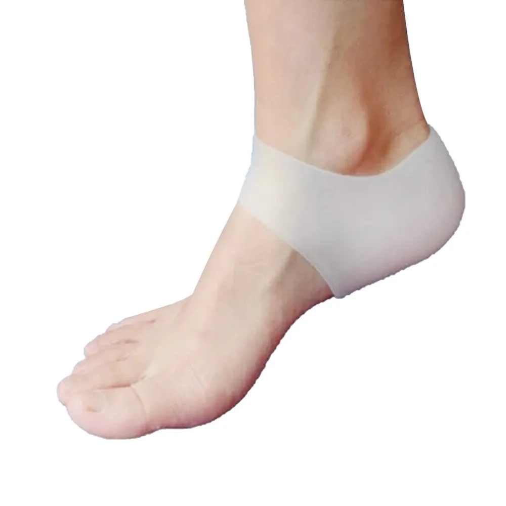 1PC New Soft Silicone Moisturizing Gel Heel Socks Anti slip High Heel Protector Heel Protection Sock Heel Protection