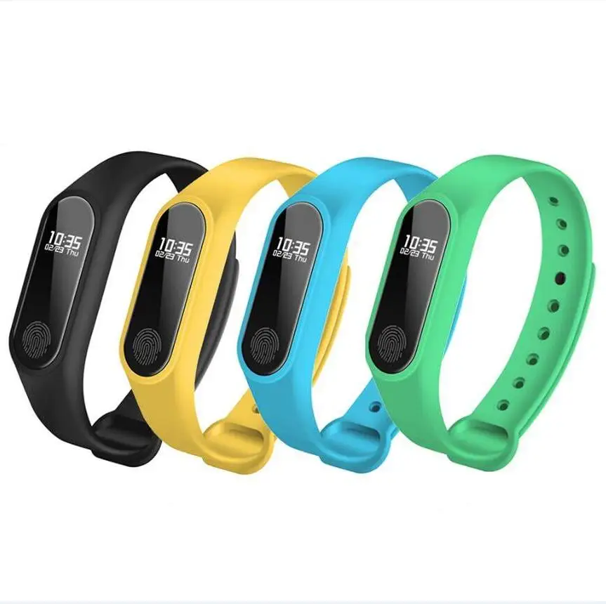 

2020 Amazon HOT Smart Band Bracelet For Xiaomi Huawei Honor Phone IP67 Waterproof Wristband Fitness Tracker M2 For IOS Android