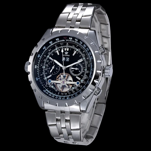 

OUYAWEI 1032C men Automatic Mechanical watch Stainless Steel Fashion watch, 2 styles to choose