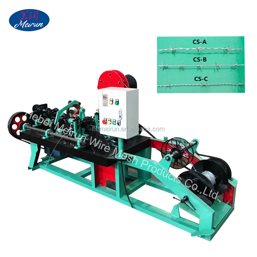 Automatic Barbed Wire Fencing Making Machine