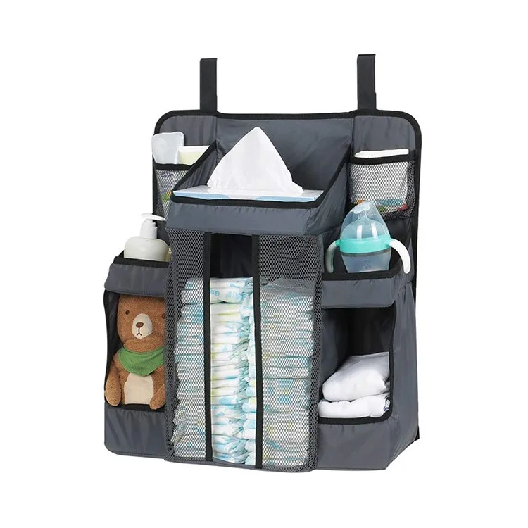 Baby Diaper Caddy Playard Hanging Diaper Organizer Nursery Organizer