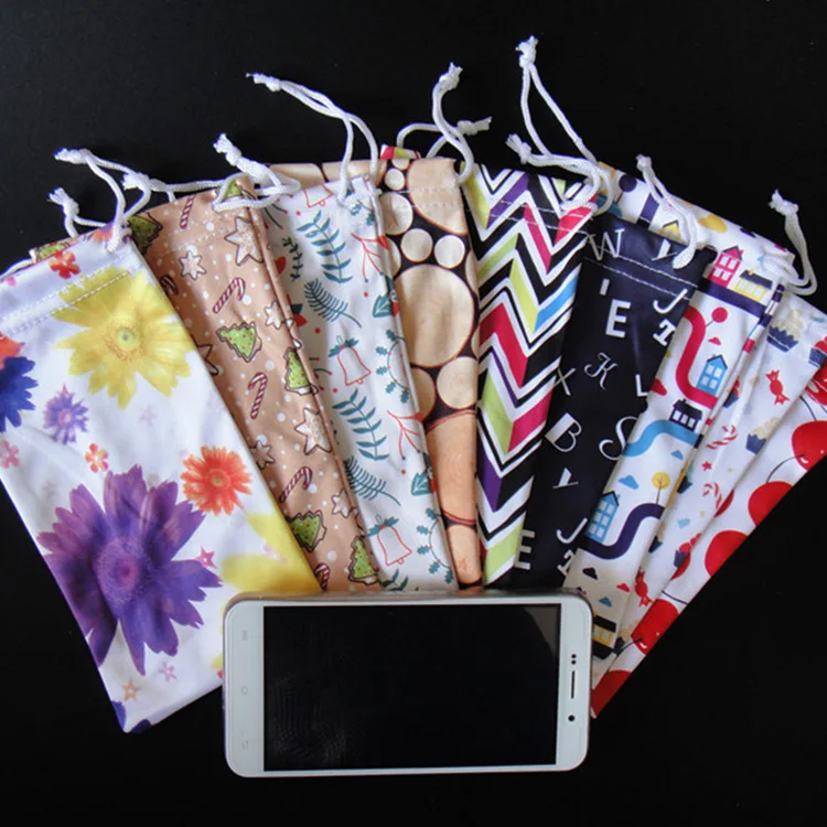 

Bright vision microfiber glasses pouch, Color is customized