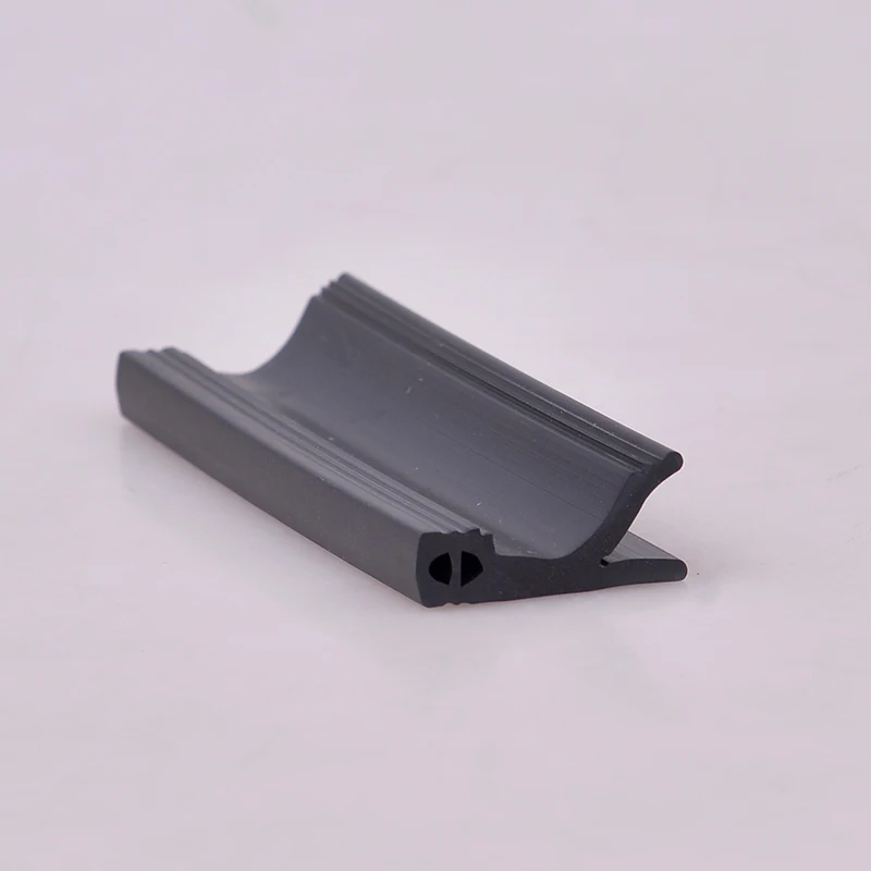 Black Pvc Or Epdm Extruded Plastic Sealing Strip - Buy Black Adhesive ...