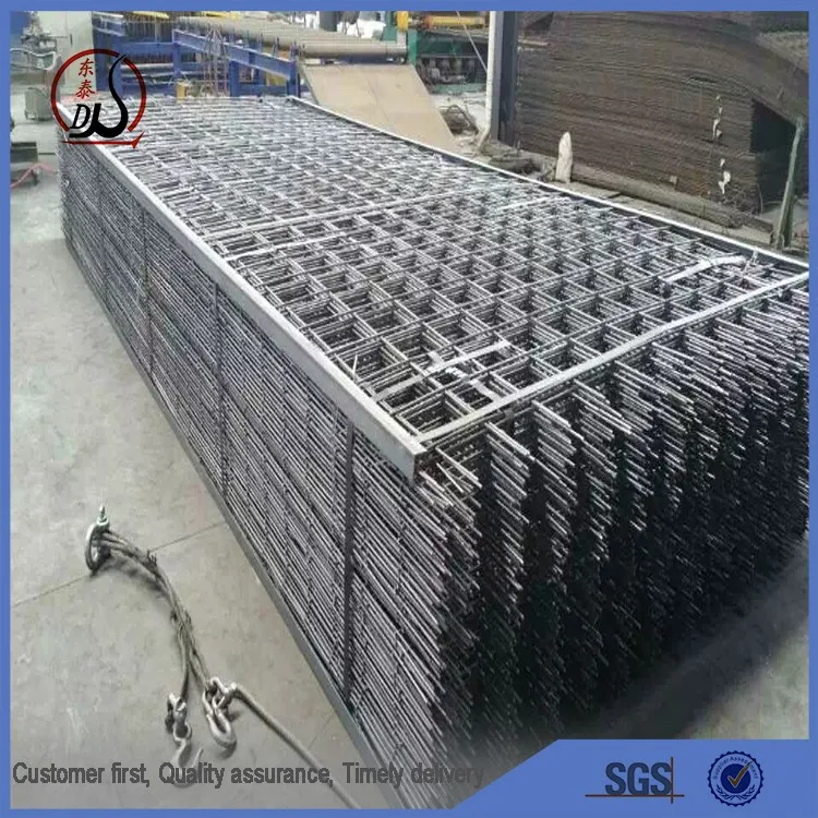Concrete Masonry Brick Wall Reinforced Rebar Steel Matting And Hot