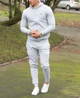 

OEM service tracksuit sportswear for men /custom slim fit gym comfortable mens tracksuit with facoty price H-2407