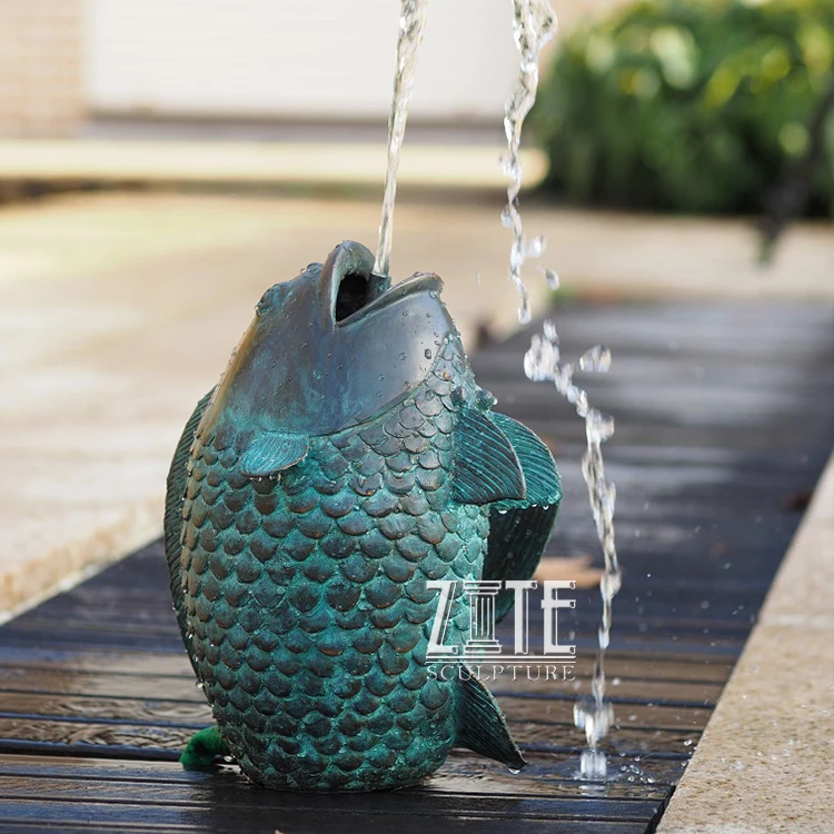 Outdoor Ornament Brons Vis Fontein Standbeeld - Buy Brons Water on Alibaba.com