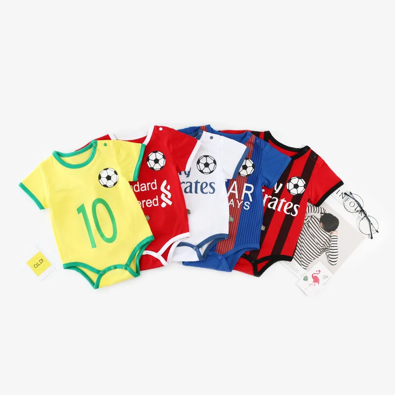 Hot Selling Messi Football Baby Clothes Fashion Baby Boy Romper Buy