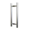 Stainless steel H type sliding barn door pull handle, H shape Stainless steel pull handles for office glass doors barn door hand