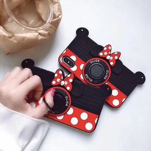 3D Camera Design Soft Silicone Phone Case iPhone Huawei
