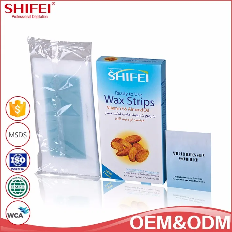 Shifei Arabic Series Depilatory Hair Removal Wax Paper With Almond