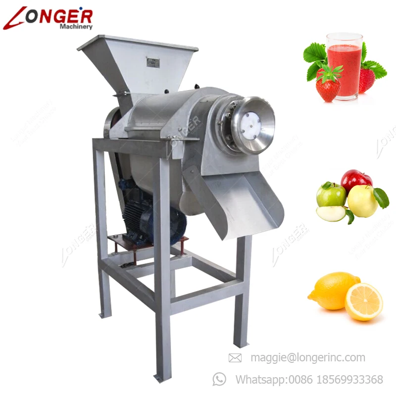 Spiral Type Apple Juice Extractor Machinescrew Type Strawberry Juicer