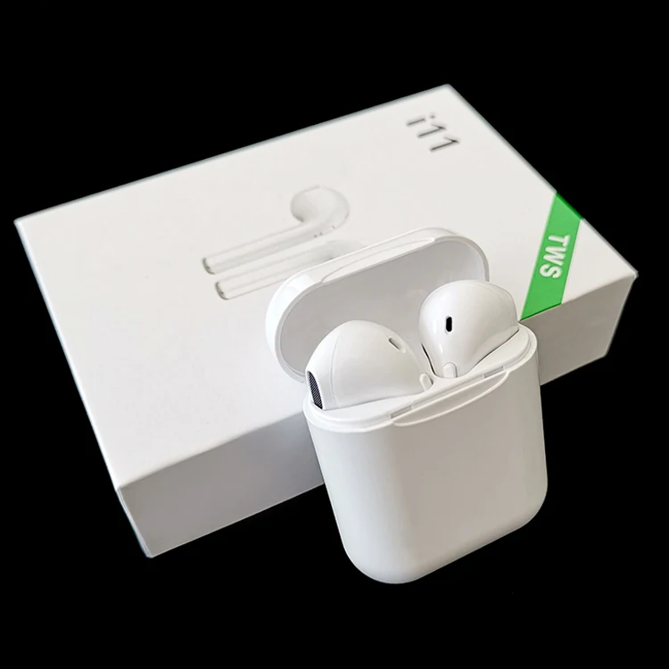 

Free Shipping 2019 i11 TWS Cheap Button Bt5.0 Auto Paring Dual Call Wireless Earphone Tws i11 White Box