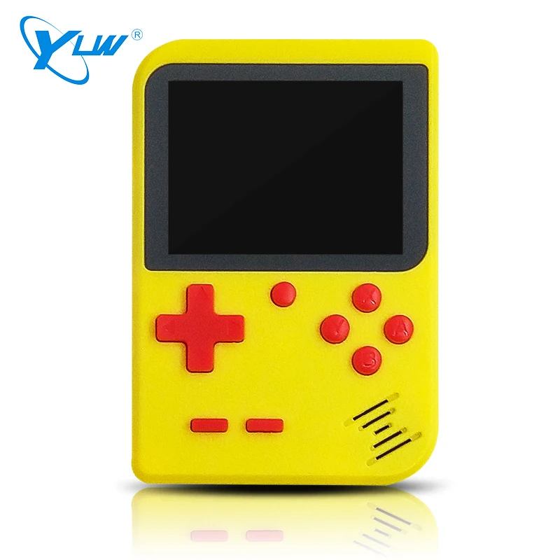 
YLW Private Mould Classic Video Handheld Game Console With 400 Games Built-In 3 Inch Color Screen Mini Game 2 Players AV Output 