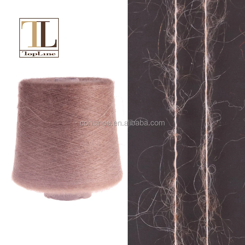 
Top Line noble knitting yarn all color mohair yarn black for mohair sweater 