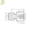 Stainless Steel Connectors Mechanical Adapter Reducing Pipe Fittings Male to Female Thread Reducer