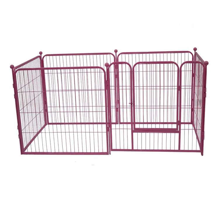 Large Capacity Outdoor Retractable Dog Fence Folding Metal Pet Dog