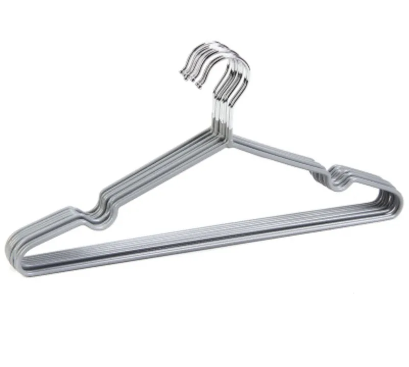 PVC coated wire hangers clothes metal hanger. 