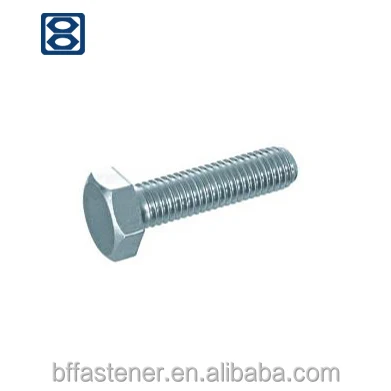 
DIN933 flat head hex bolt m2 m3 m4 m6 m7 m8 m10 m12 m20 allen bolt 