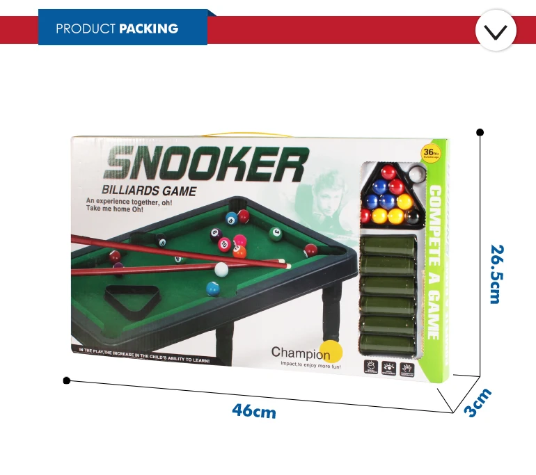 Wholesale High Quality Funny Mini Snooker Table For Children Play Fun